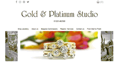 Desktop Screenshot of goldandplatinumstudio.co.uk